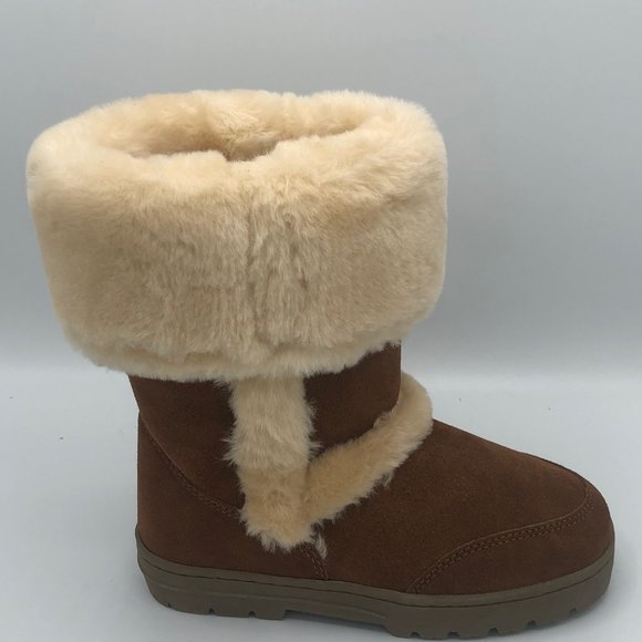 Style and Co. Whitty Chestnut Winter Boots - Picture 7 of 9